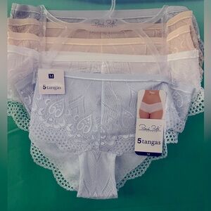 Women’s Renè Rofè 5 pack lace panty packs NWT